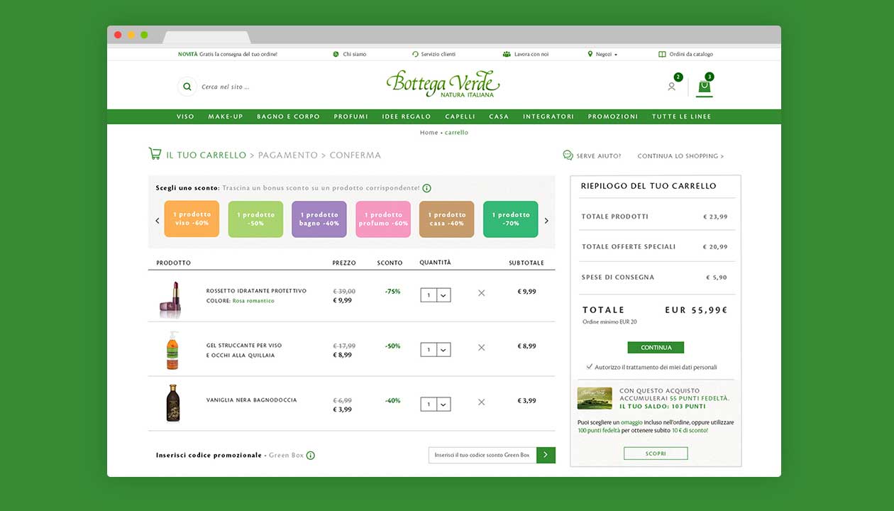 bottega verde